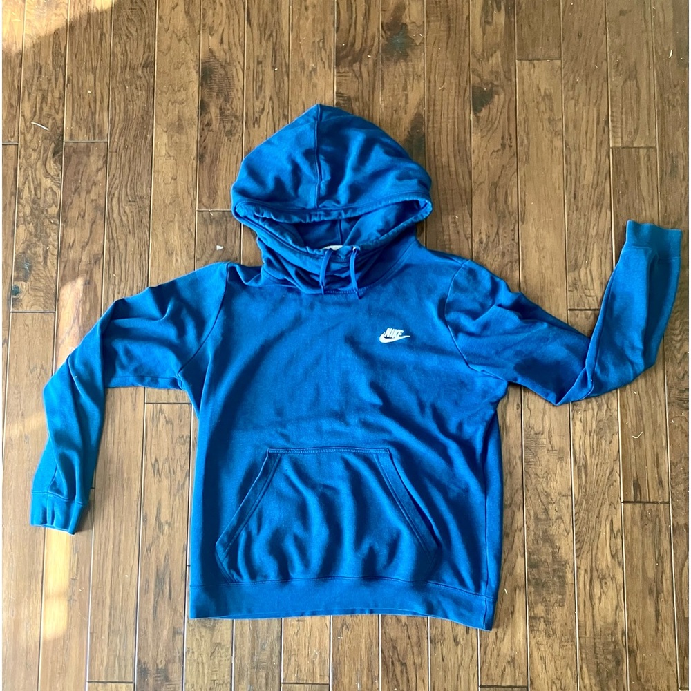 Nike hoodie blue size women’s large